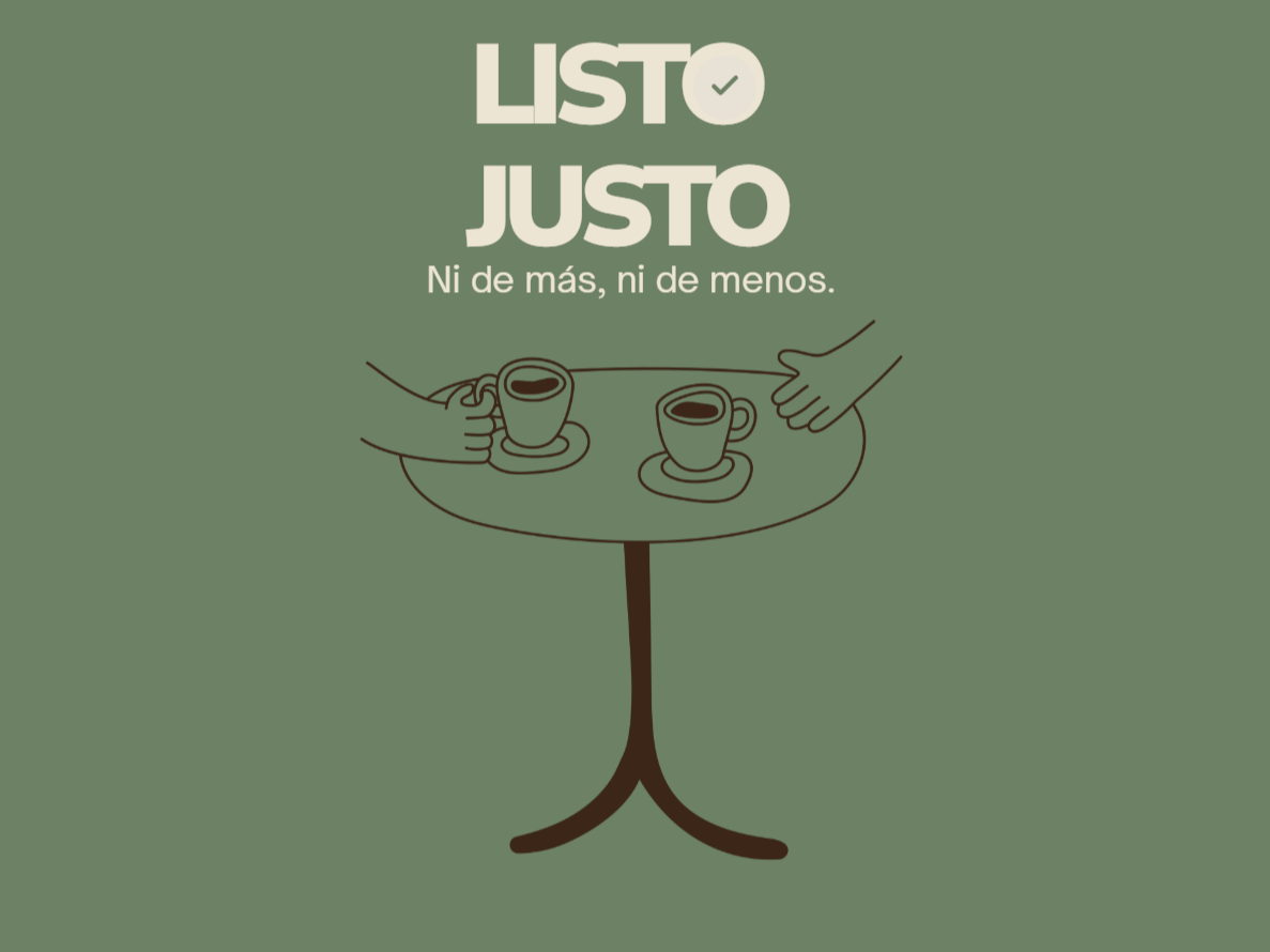LISTO JUSTO ✔