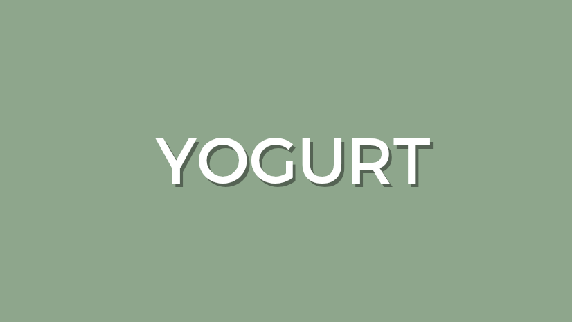 Yogurt