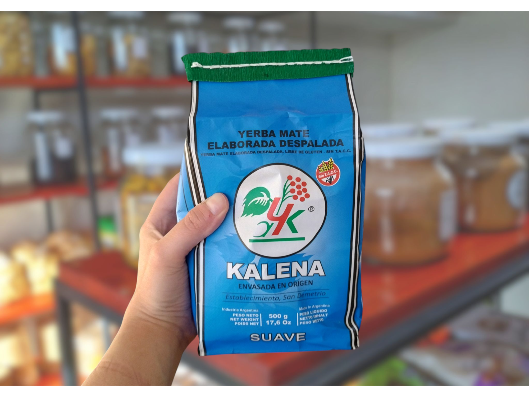 Yerba despalada Kalena 500grs