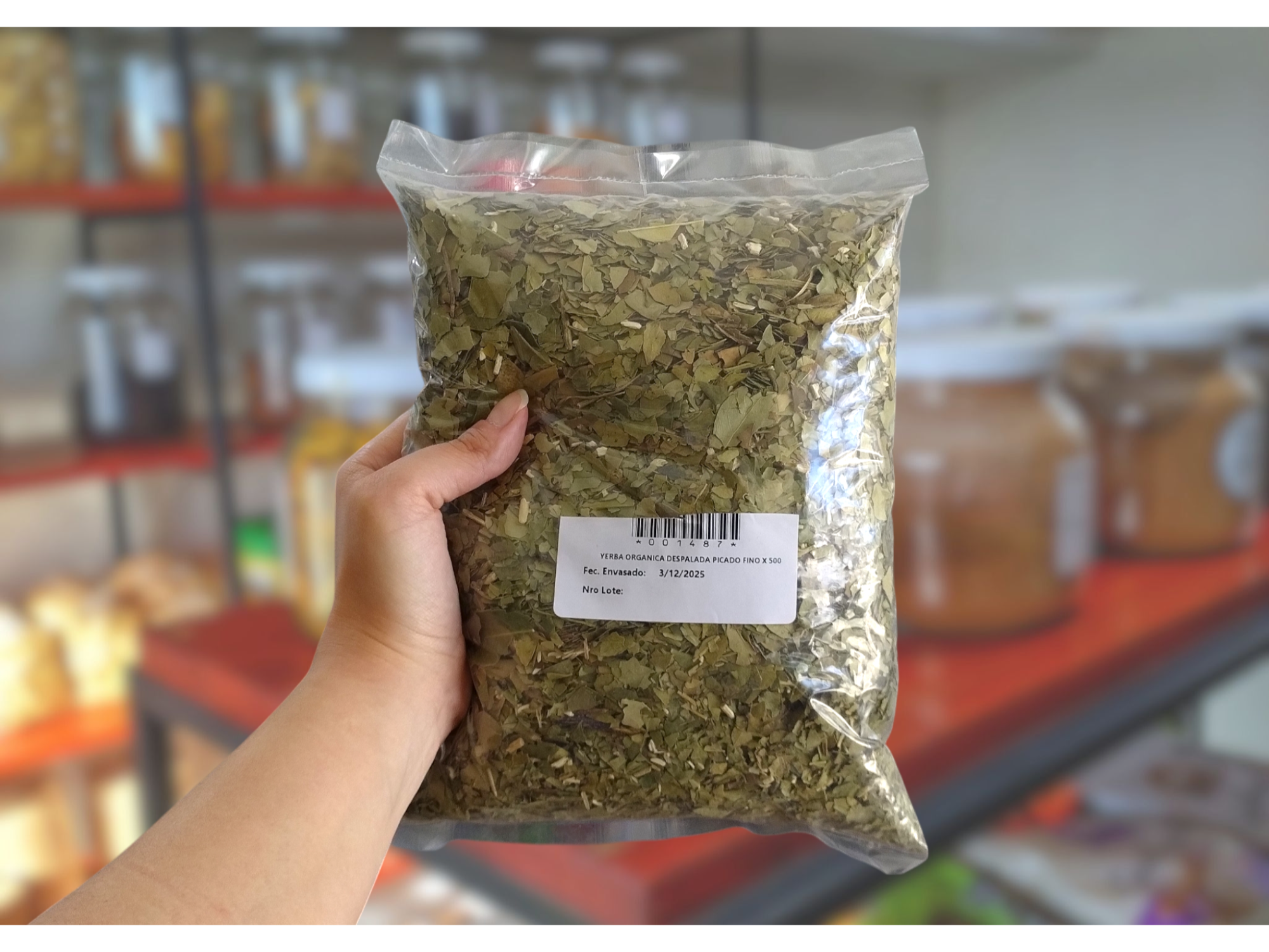 Yerba orgánica 500gr