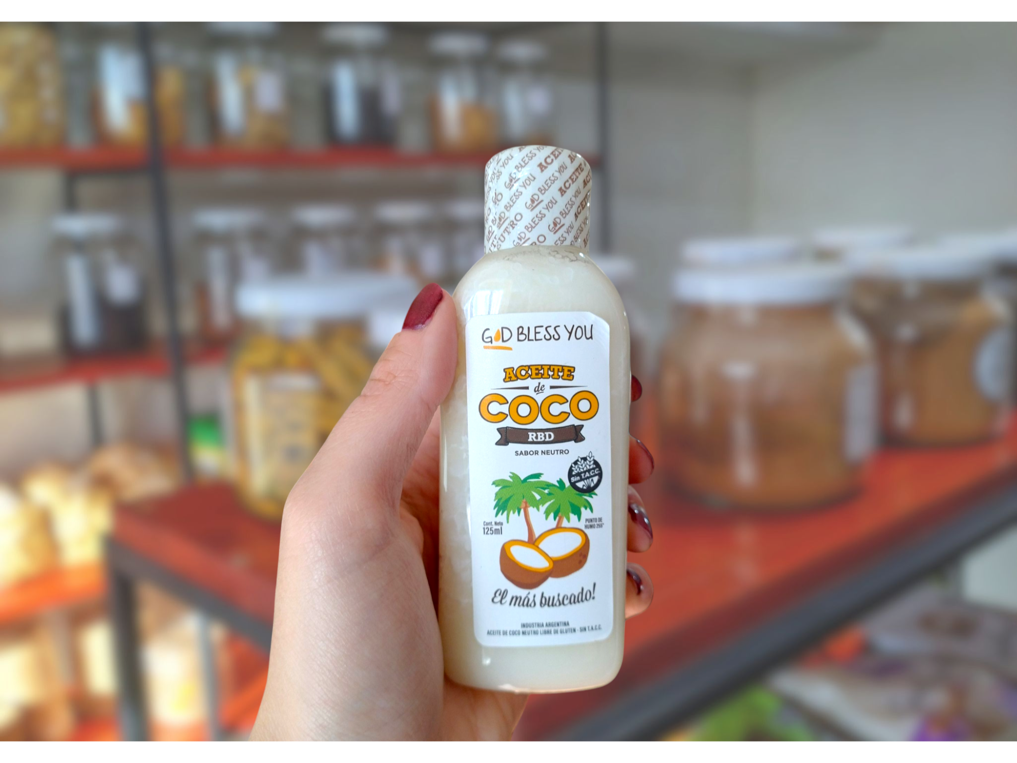 Aceite de coco Gudblessyou 125ml NEUTRO