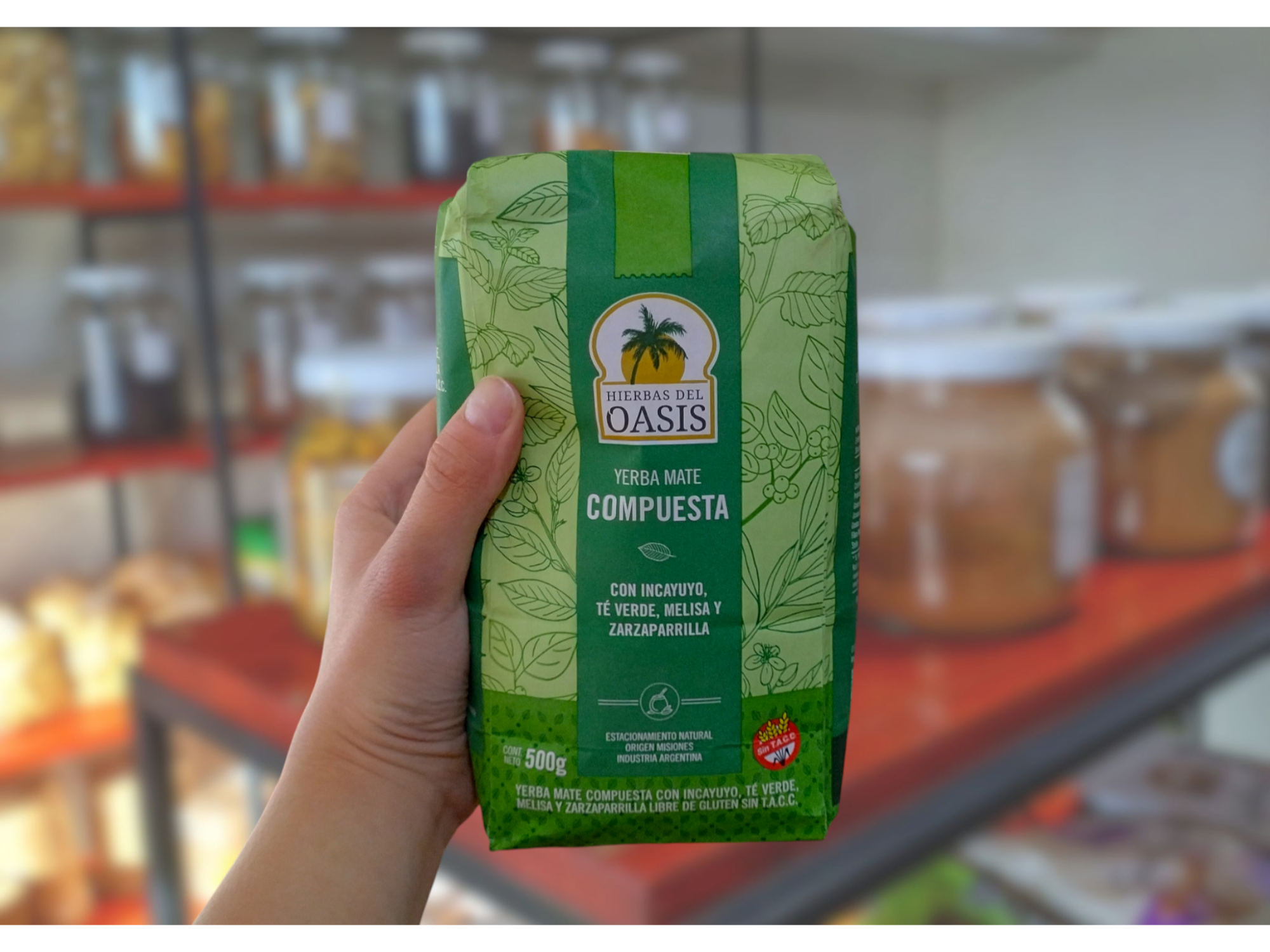 Yerba compuesta Hierbas del Oasis 500grs