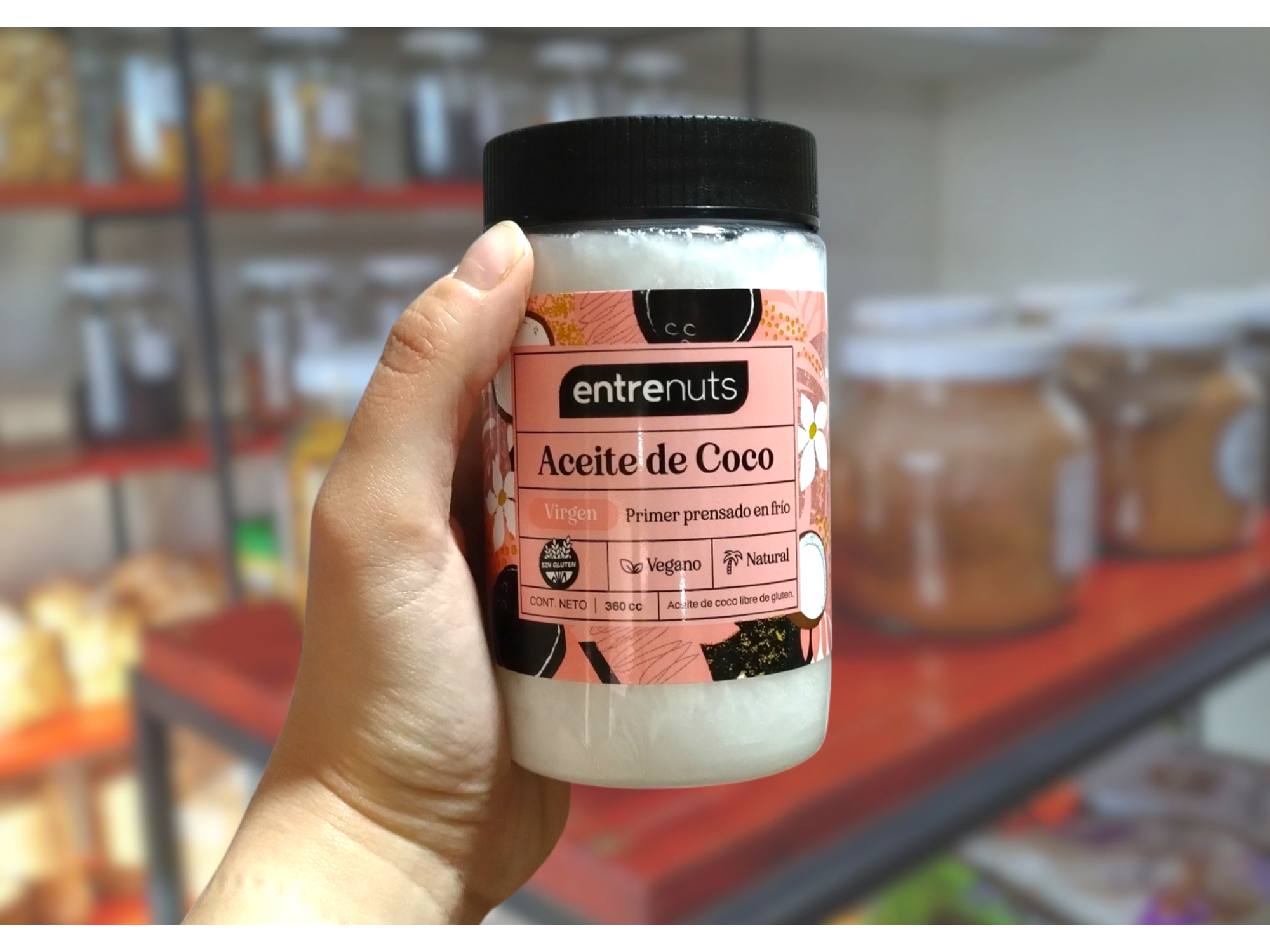 Aceite de coco Entrenuts 360cc VIRGEN