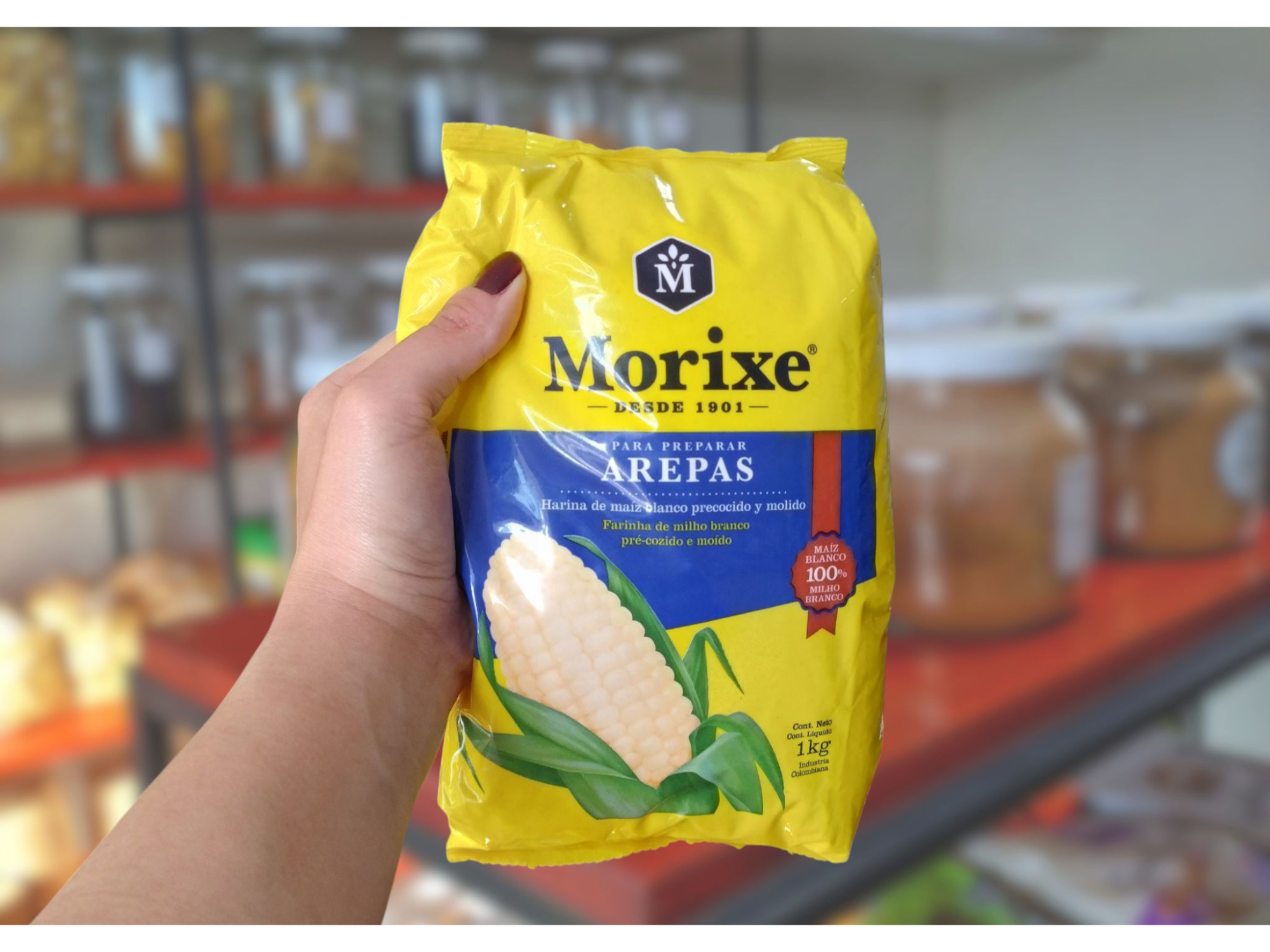 Harina de maiz (arepas) Morixq