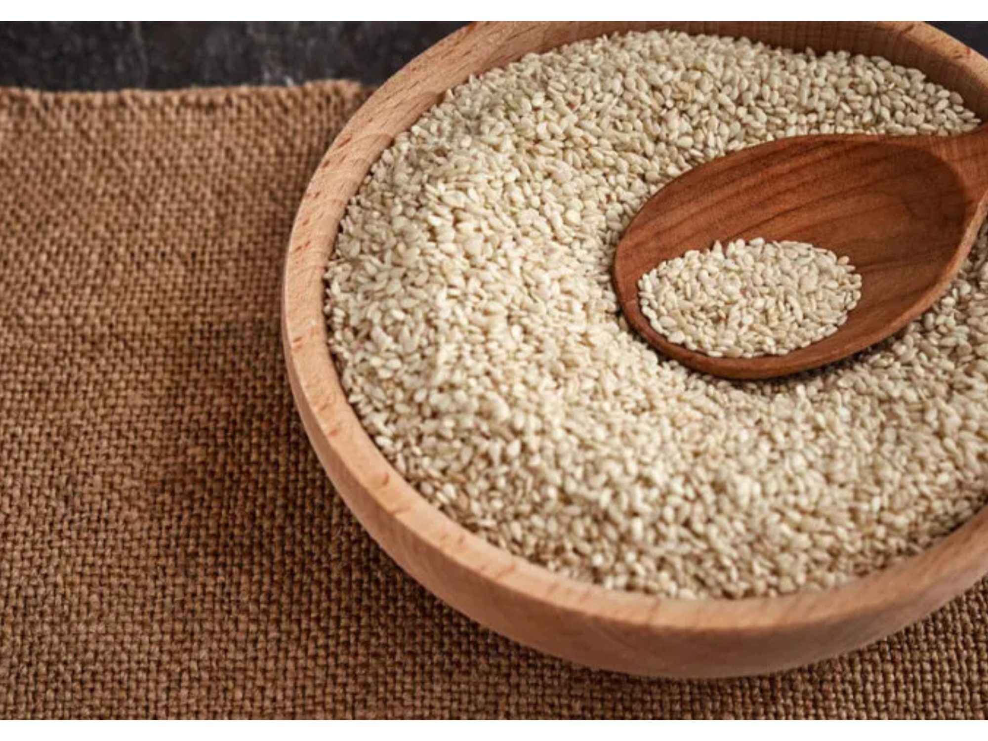 Semillas de sésamo blanco