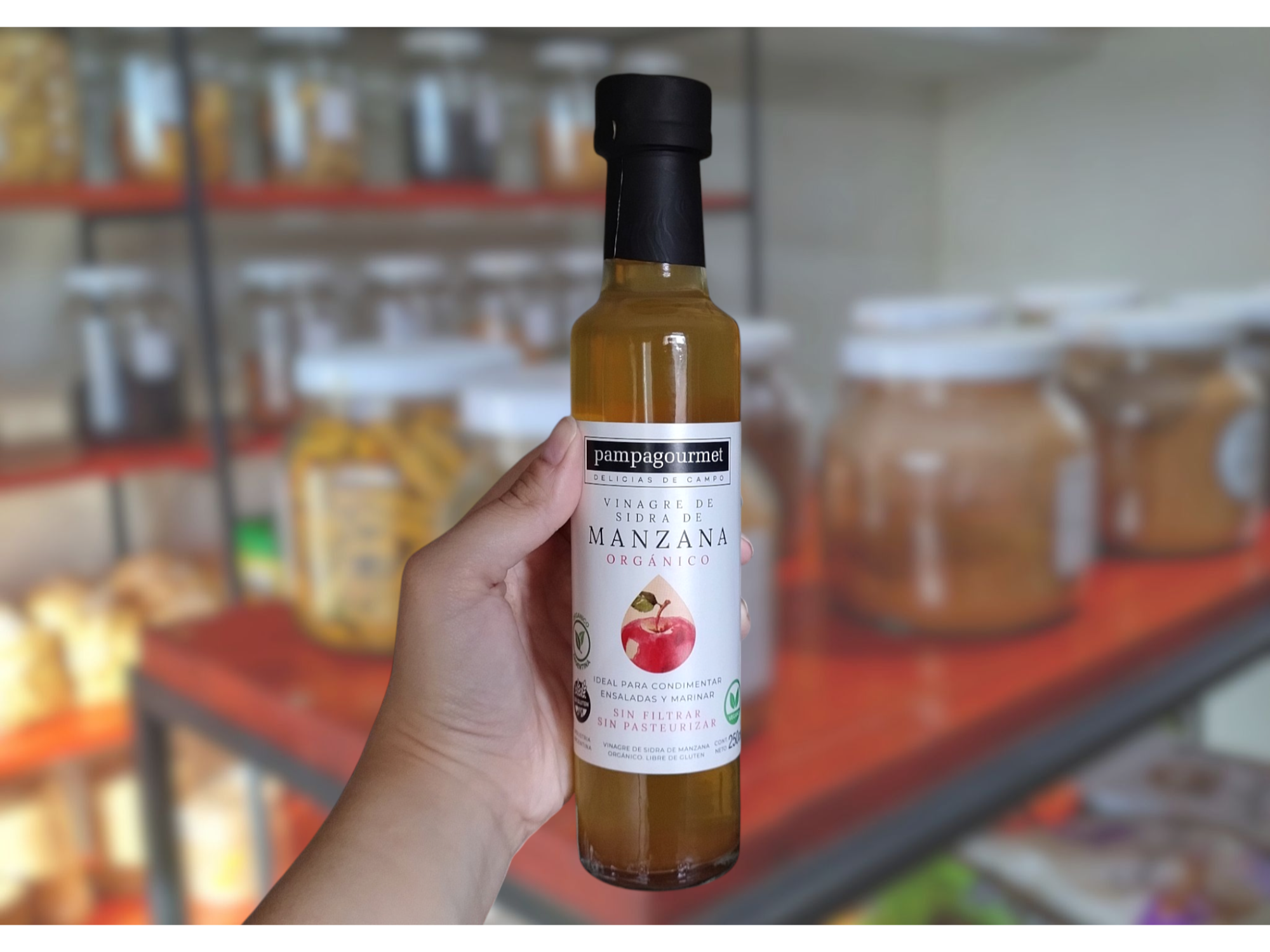 Vinagre de manzana Pampagourt