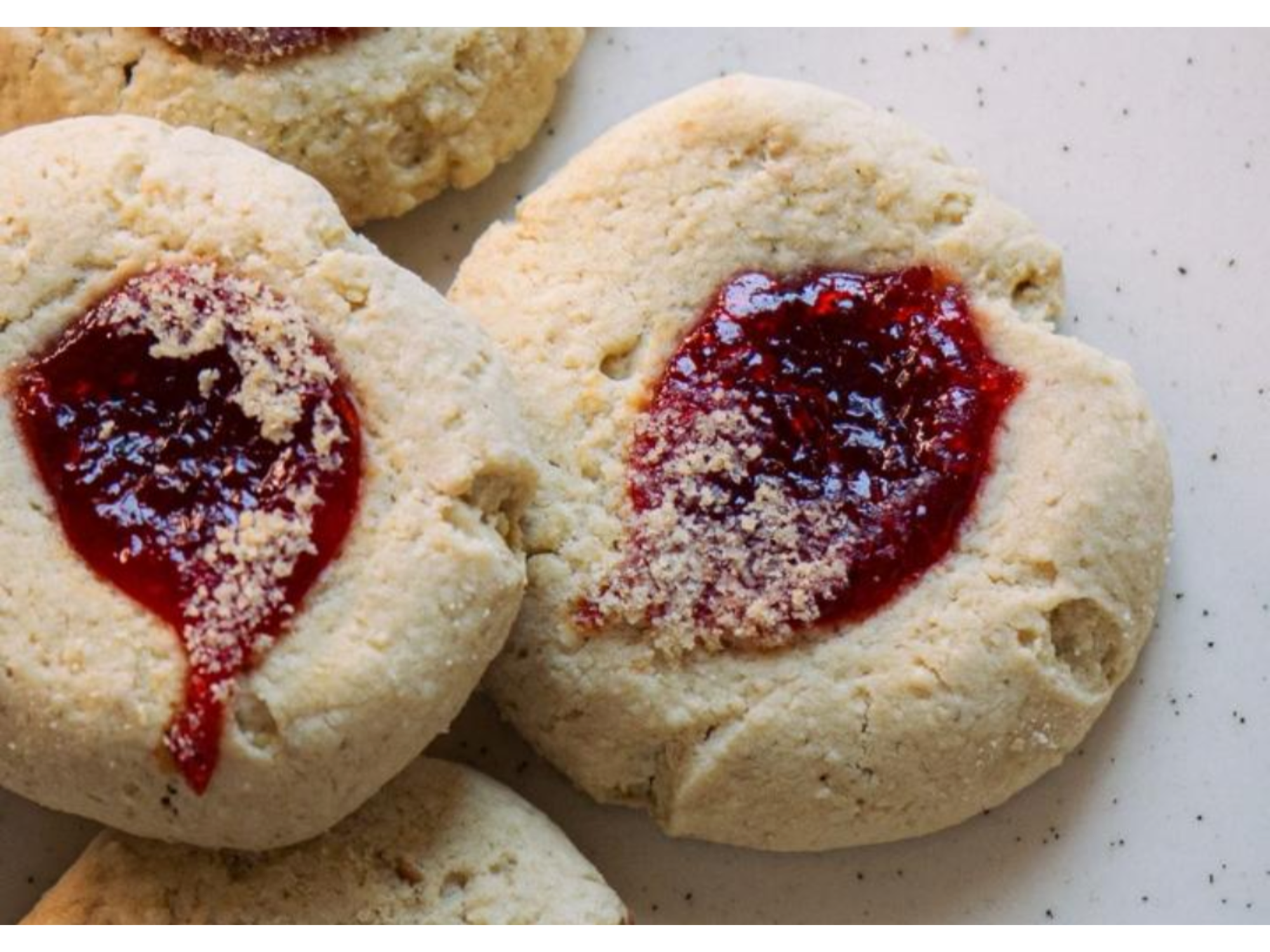 Pepas con frutilla