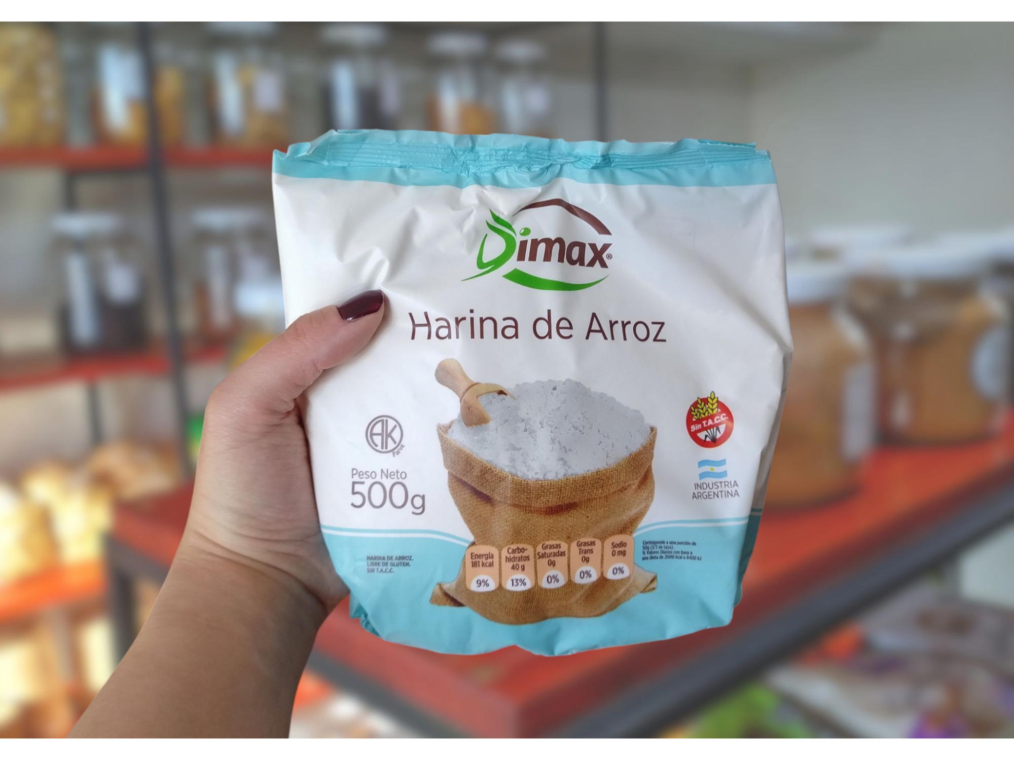 Harina de arroz Dimax