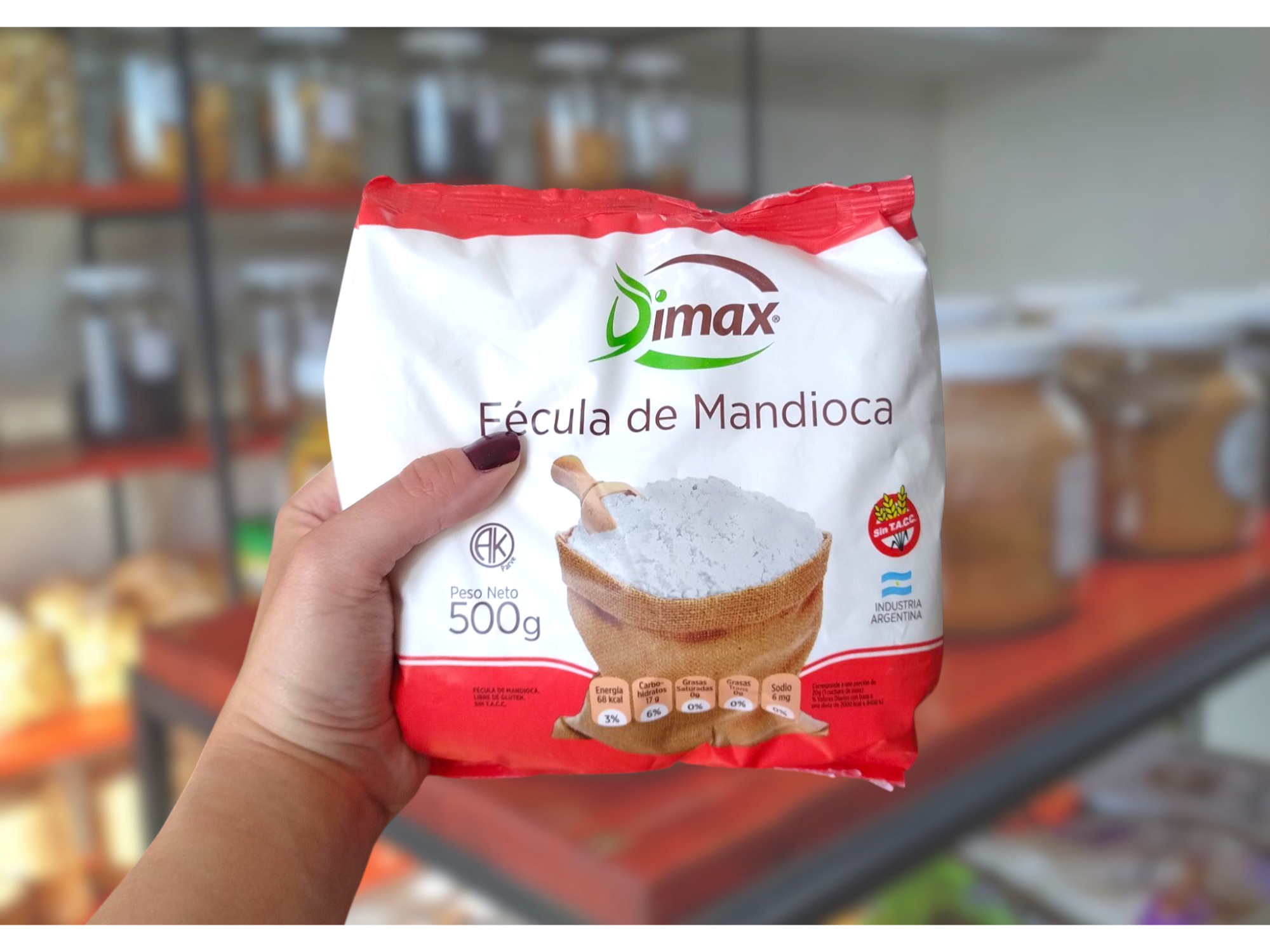Fecula de mandioca Dimax