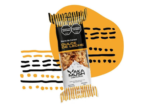 Barra de cereal de dulce de leche, maní, nueces, y miel "Aka Mush"