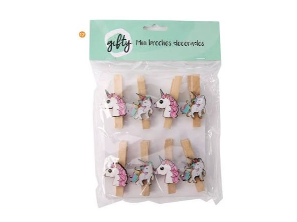 Set de broches decorados 10un.