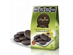 Galletitas de limón bañadas en chocolate