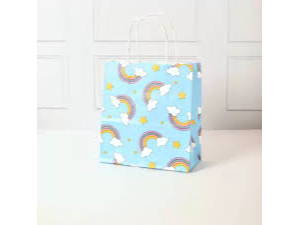 Bolsa de regalo con arcoiris