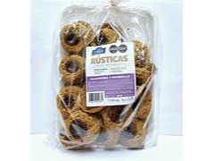Pepas artesanales (con harina de algarroba) de membrillo y chía