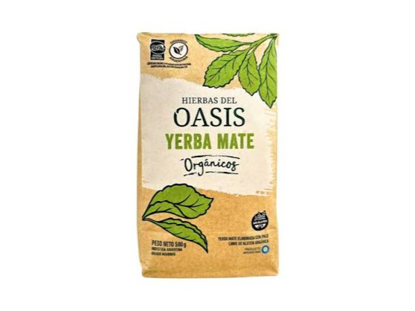 Yerba "Hierbas del Oasis" orgánica 500gr
