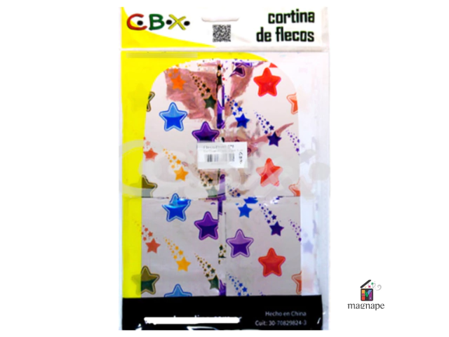 Cortina de flecos print
