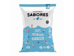 Chips de papas rústicas con sal marina
