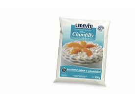 Crema chantilly en polvo