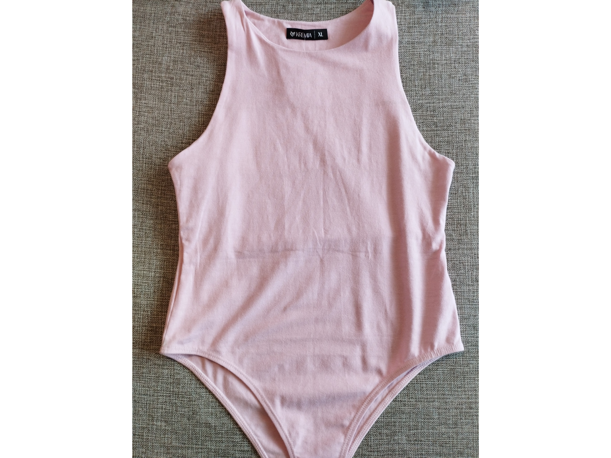 Body rosa algodón elastizado