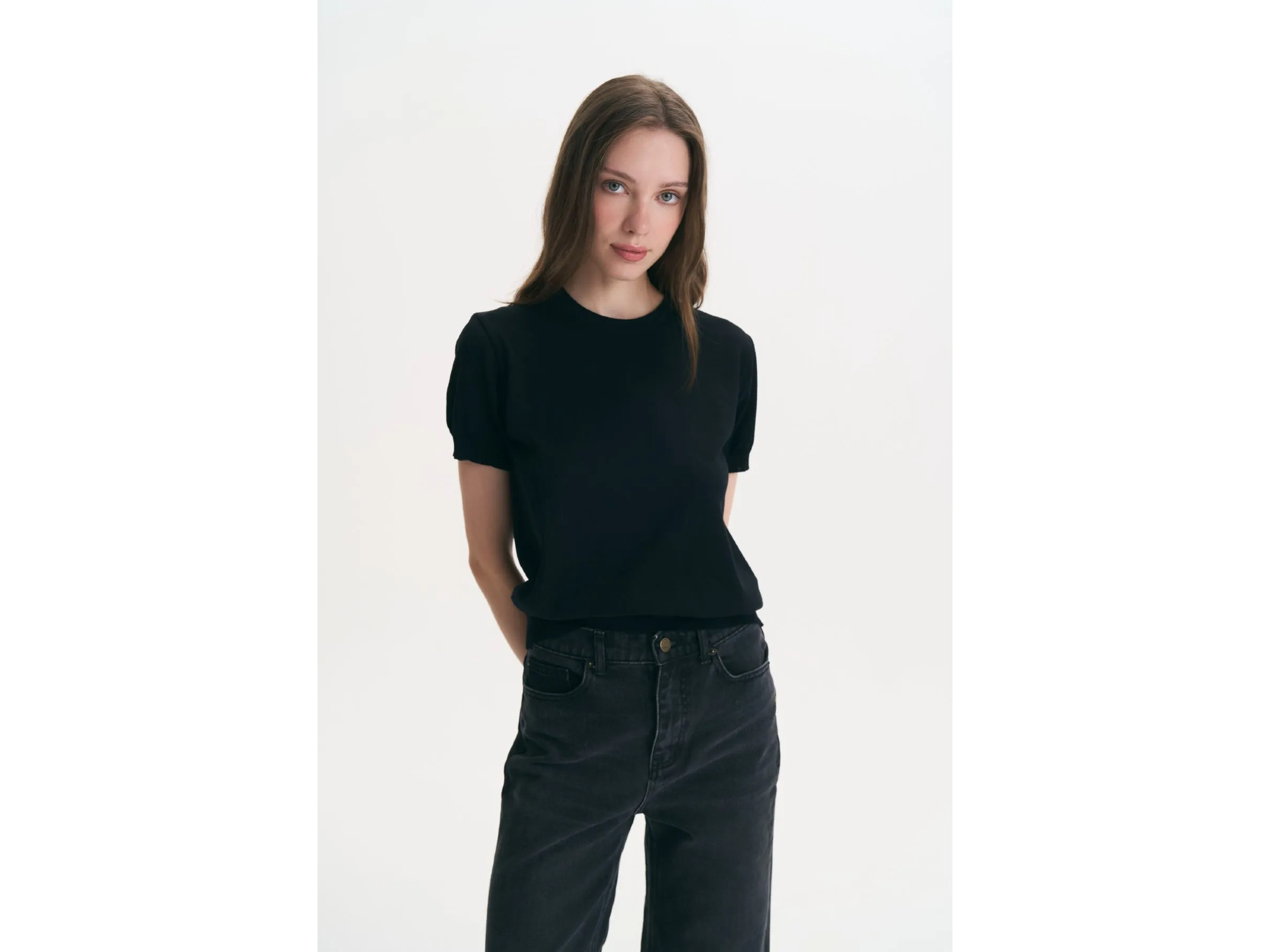 Remera básica tejida