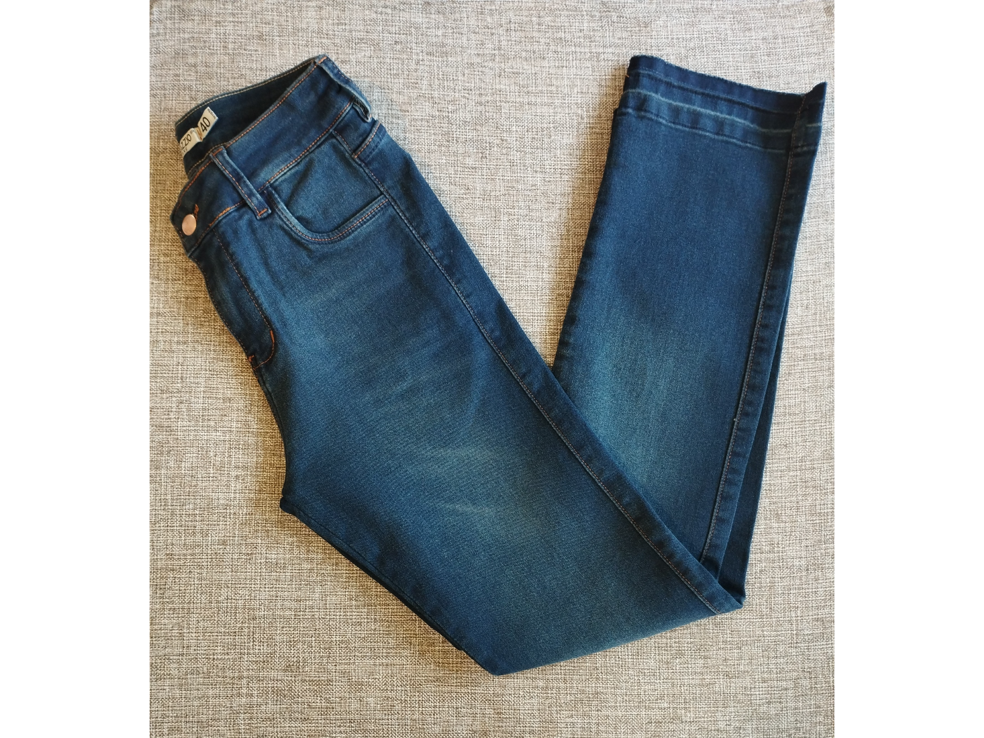 Jean recto elastizado