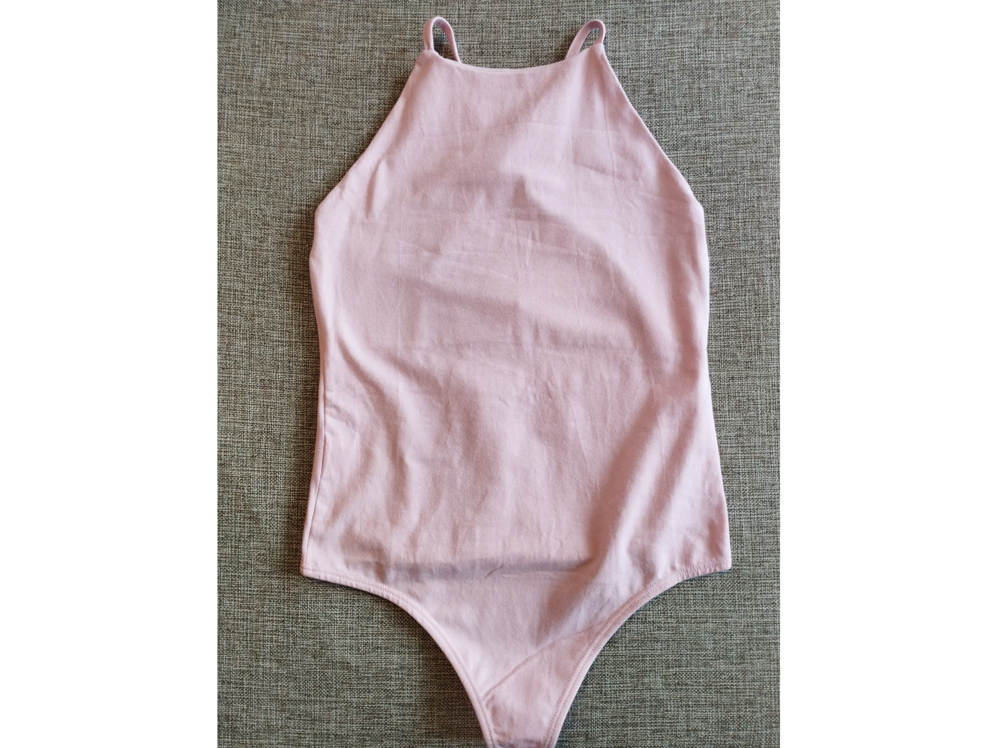 Body rosa algodón elastizado