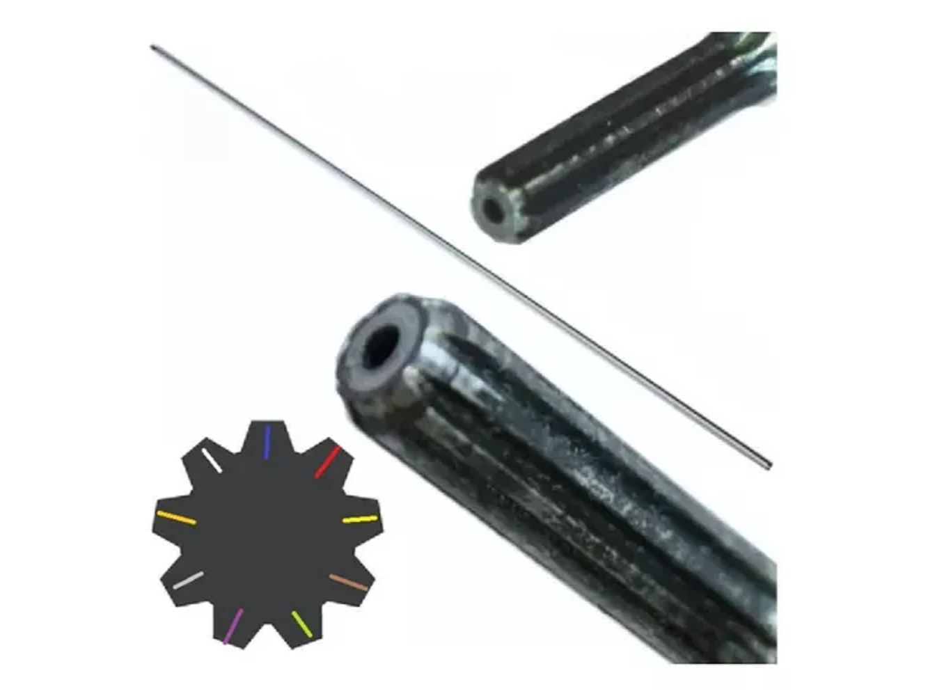 Cardan Para Desmalezadoras Motoguadaña 9 Estrias X 1,53cm