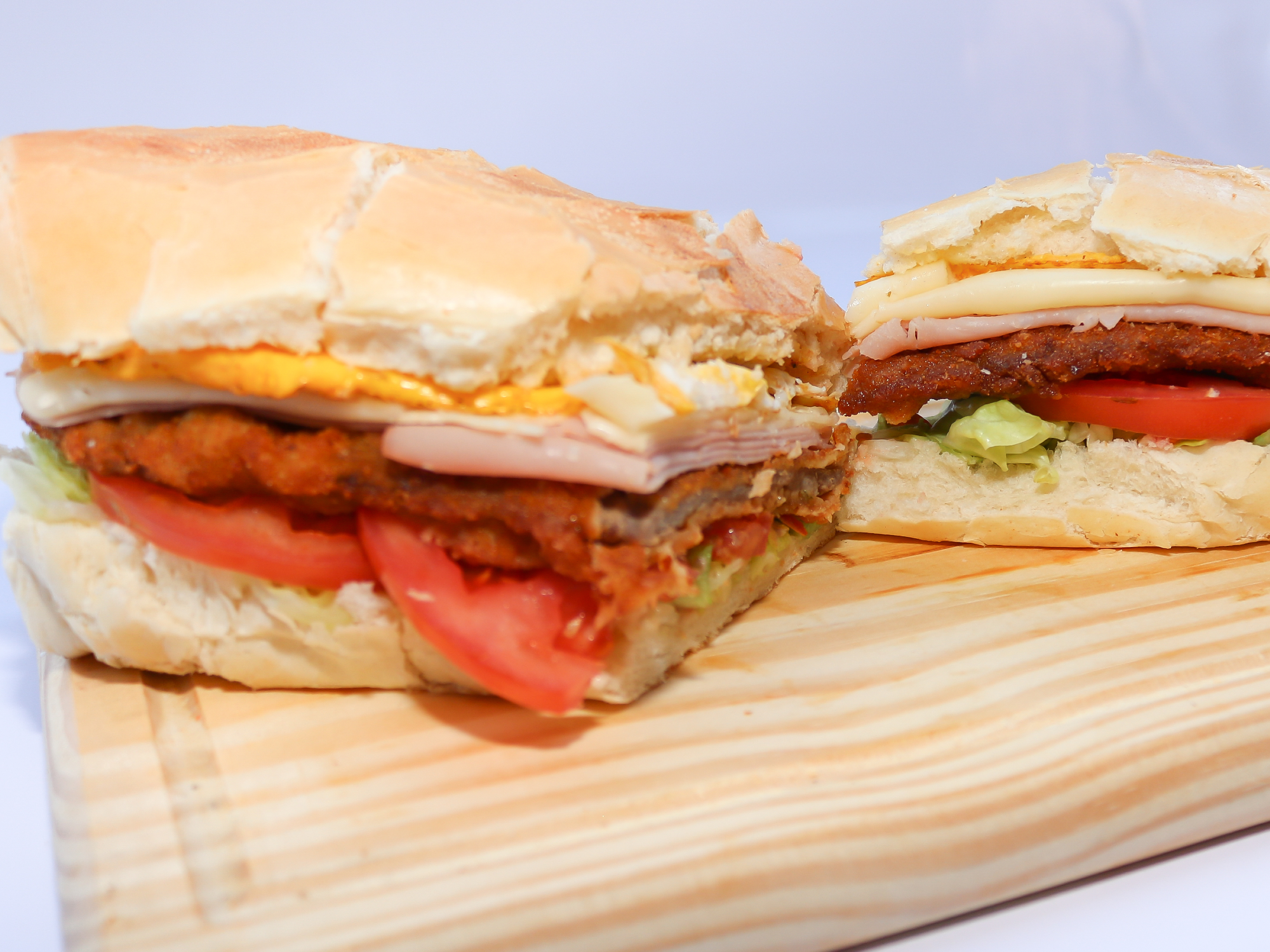 Sandwich de milanesa Pizzacento