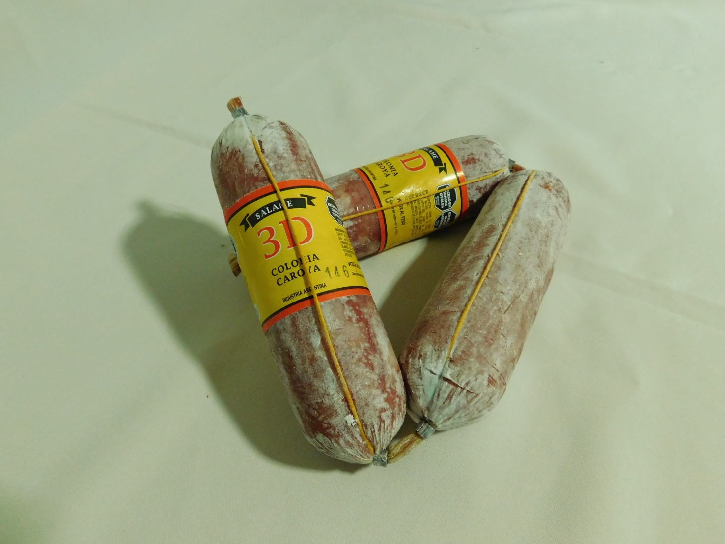 Salame Escudo 3D (Tira de 3)