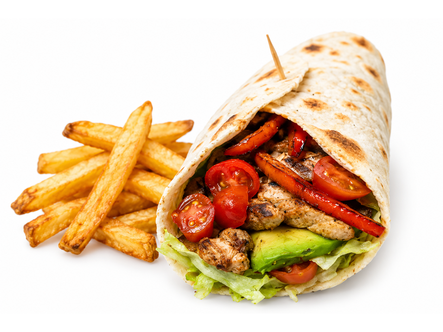 Wrap de pollo de El Americano