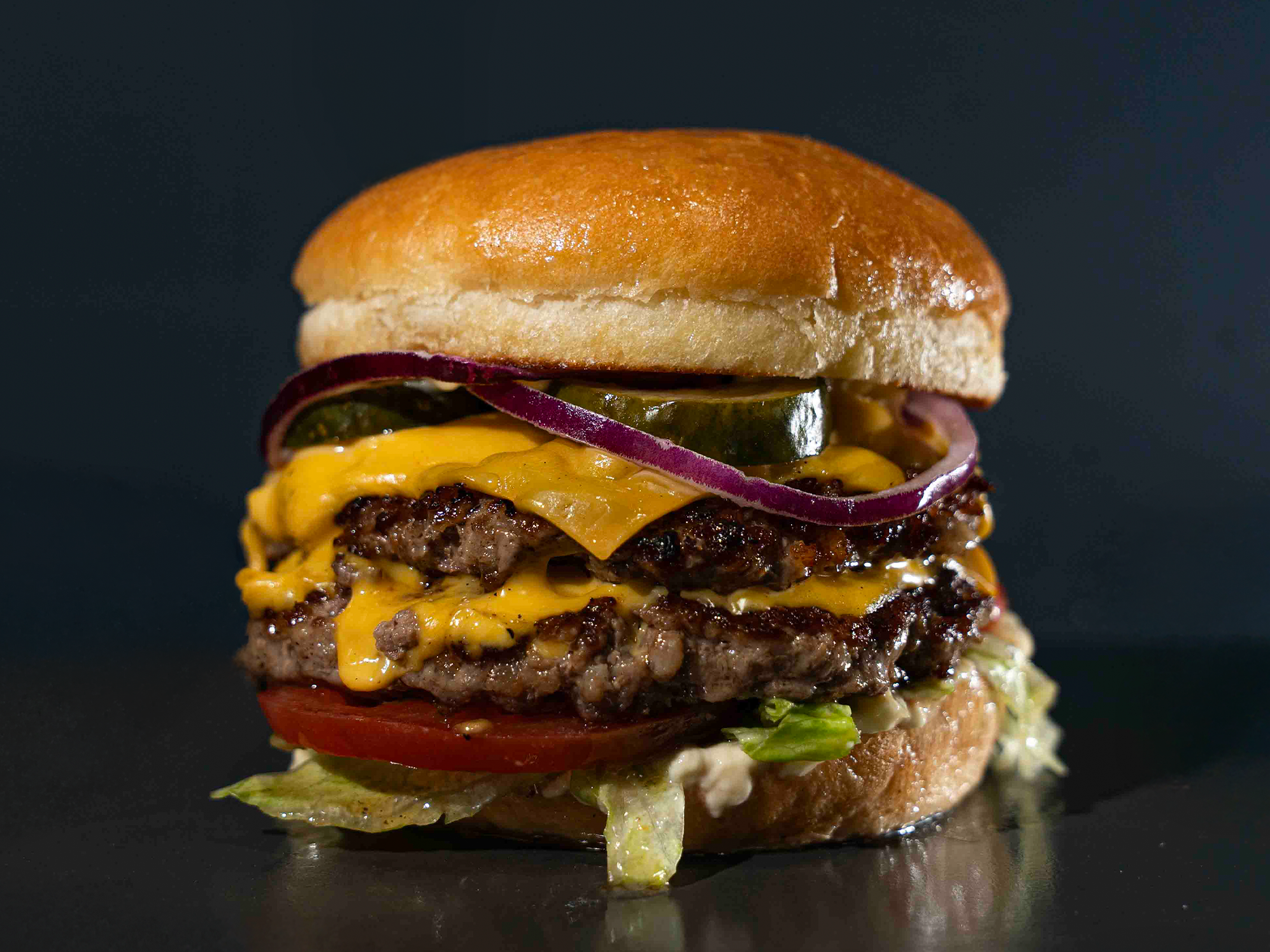 Cheese-LT burger