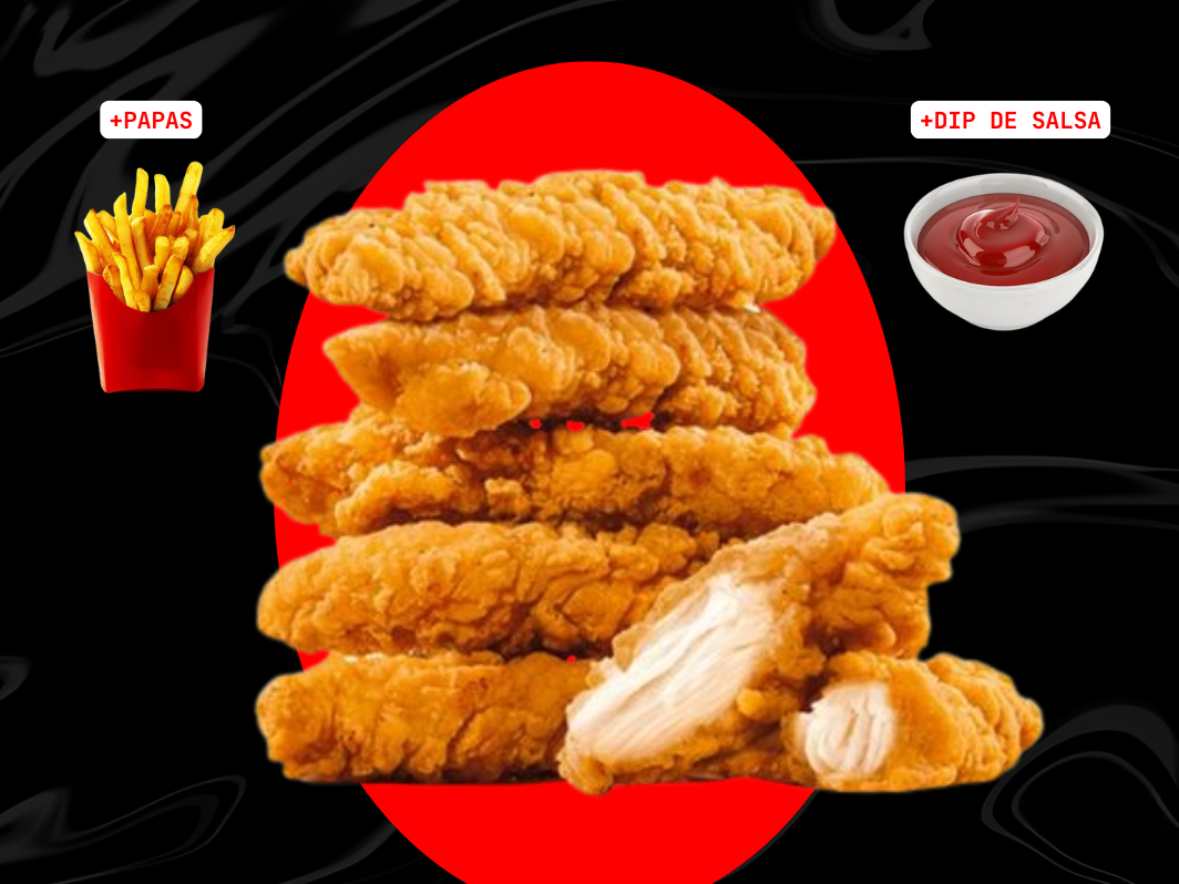 Nuggets X8 + Papas + Dip de Salsa Burgues