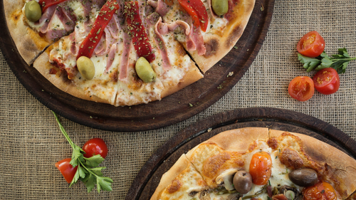 Pizzas con masa madre