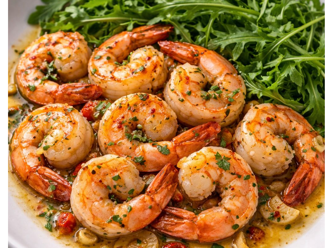 Langostinos al ajillo