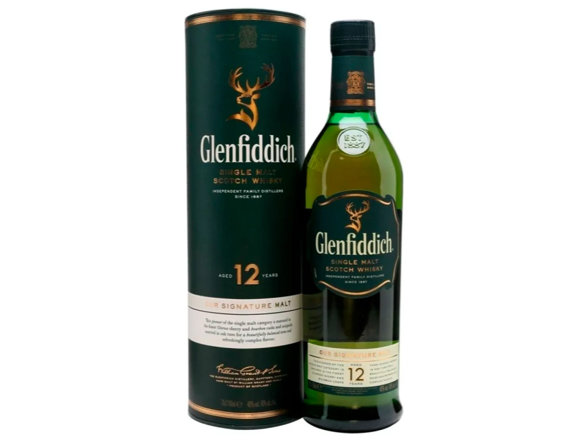 Glenfiddich 12 Años.