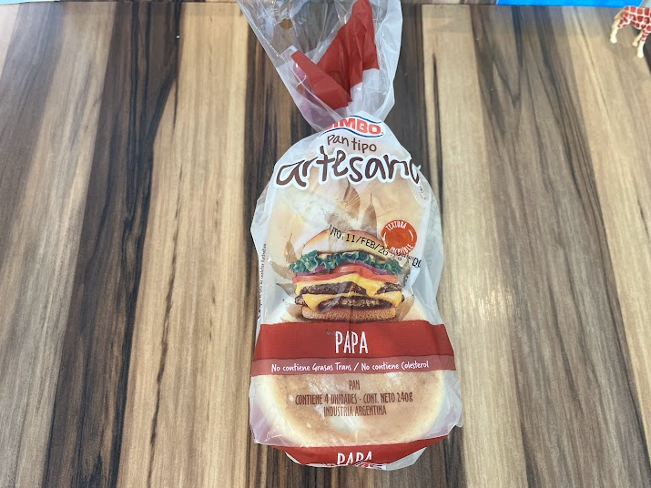 PAN DE PAPA (HAMBURGUESAS) ARTESANO BIMBO