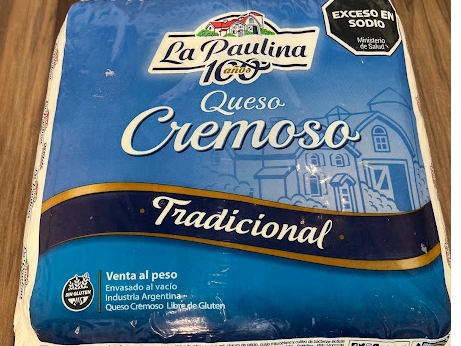 QUESO CREMOSO LA PAULINA