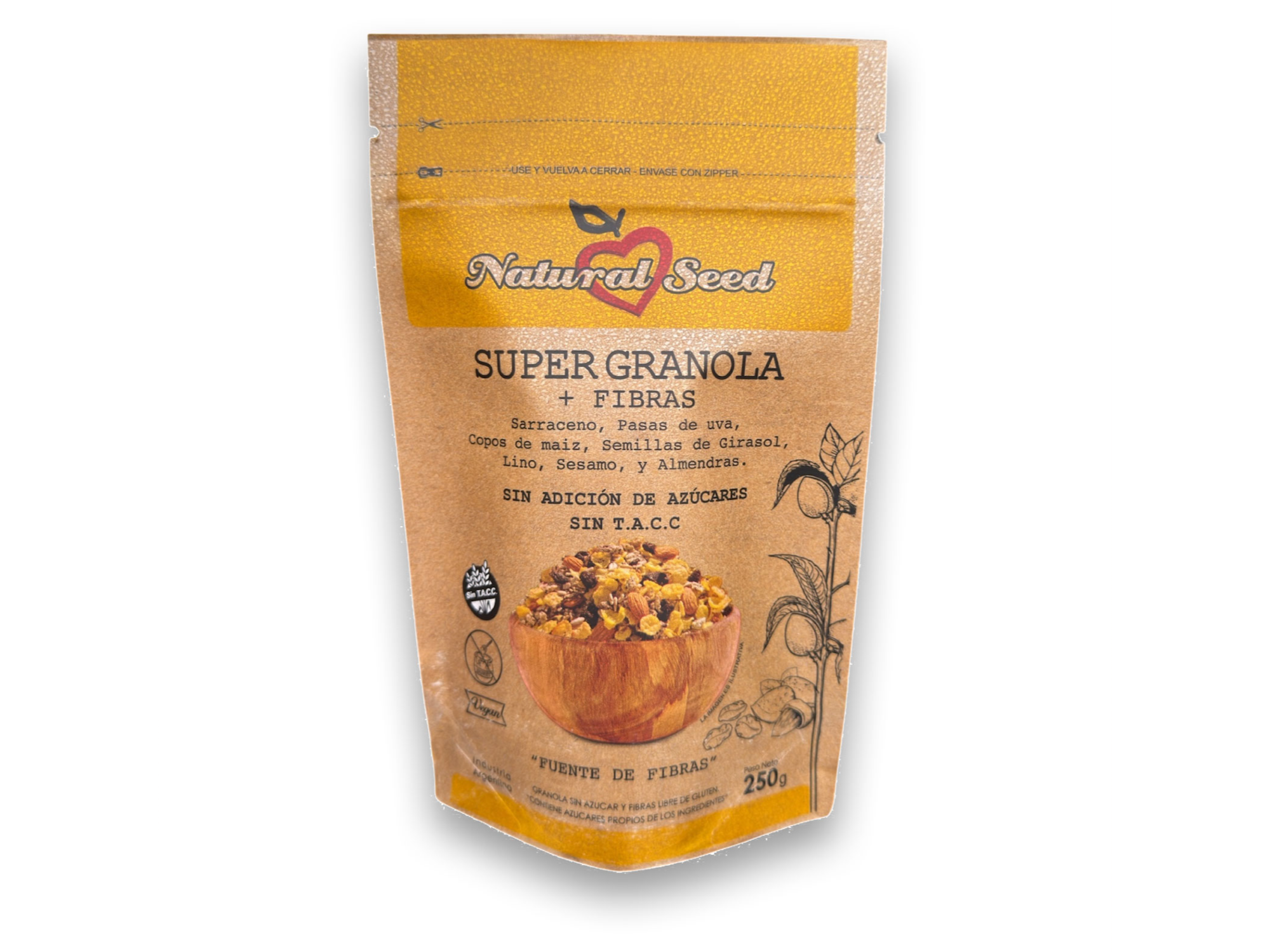 Super Granola NATURAL SEED SIN TACC