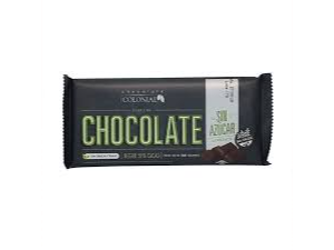 Tableta de Chocolate Sin Azúcar COLONIAL SIN TACC