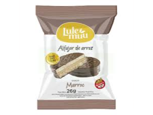Alfajor de Arroz bañado Marroc LULEMUU SIN TACC