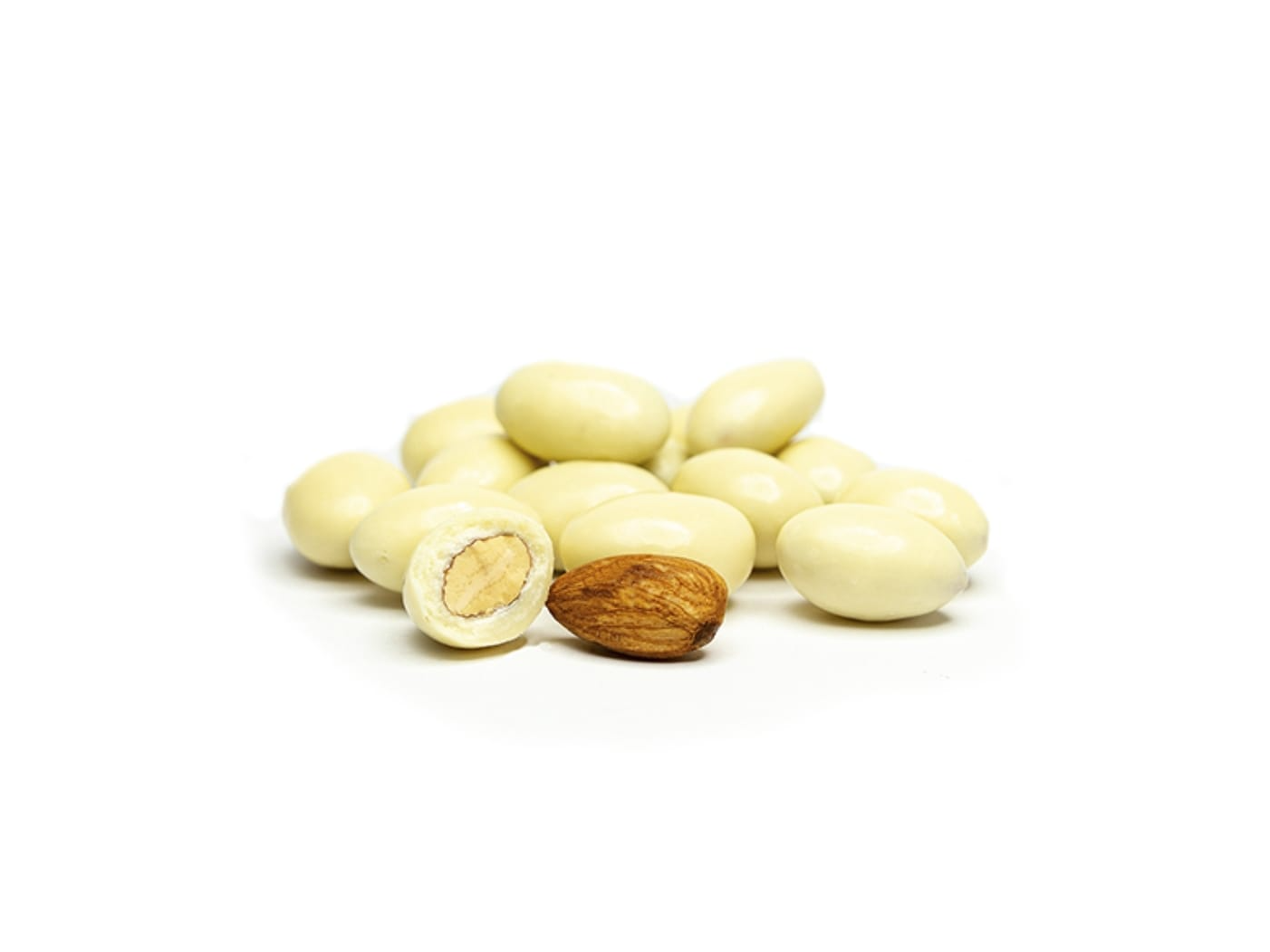 Almendras con Chocolate Blanco