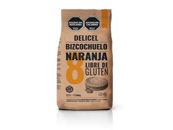 Premezcla Bizcochuelo Naranja DELICEL SIN TACC