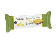 Galletitas de Arroz Bañadas Limón DELUXE SIN TACC