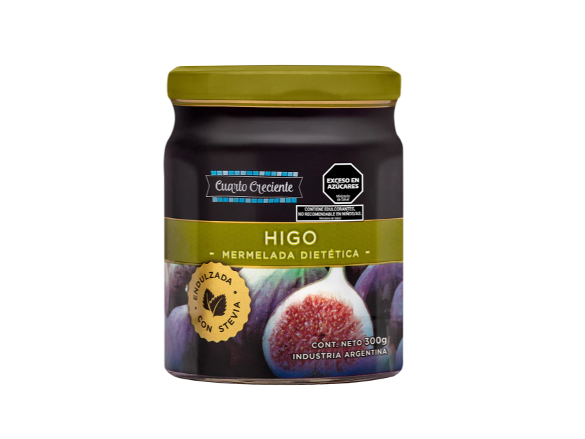Mermelada de Higos CUARTO CRECIENTE Sin Azúcar SIN TACC