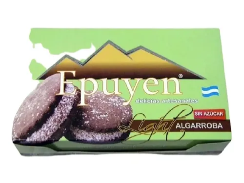 Caja de Alfajor de Algarroba Light - Sin Azúcar