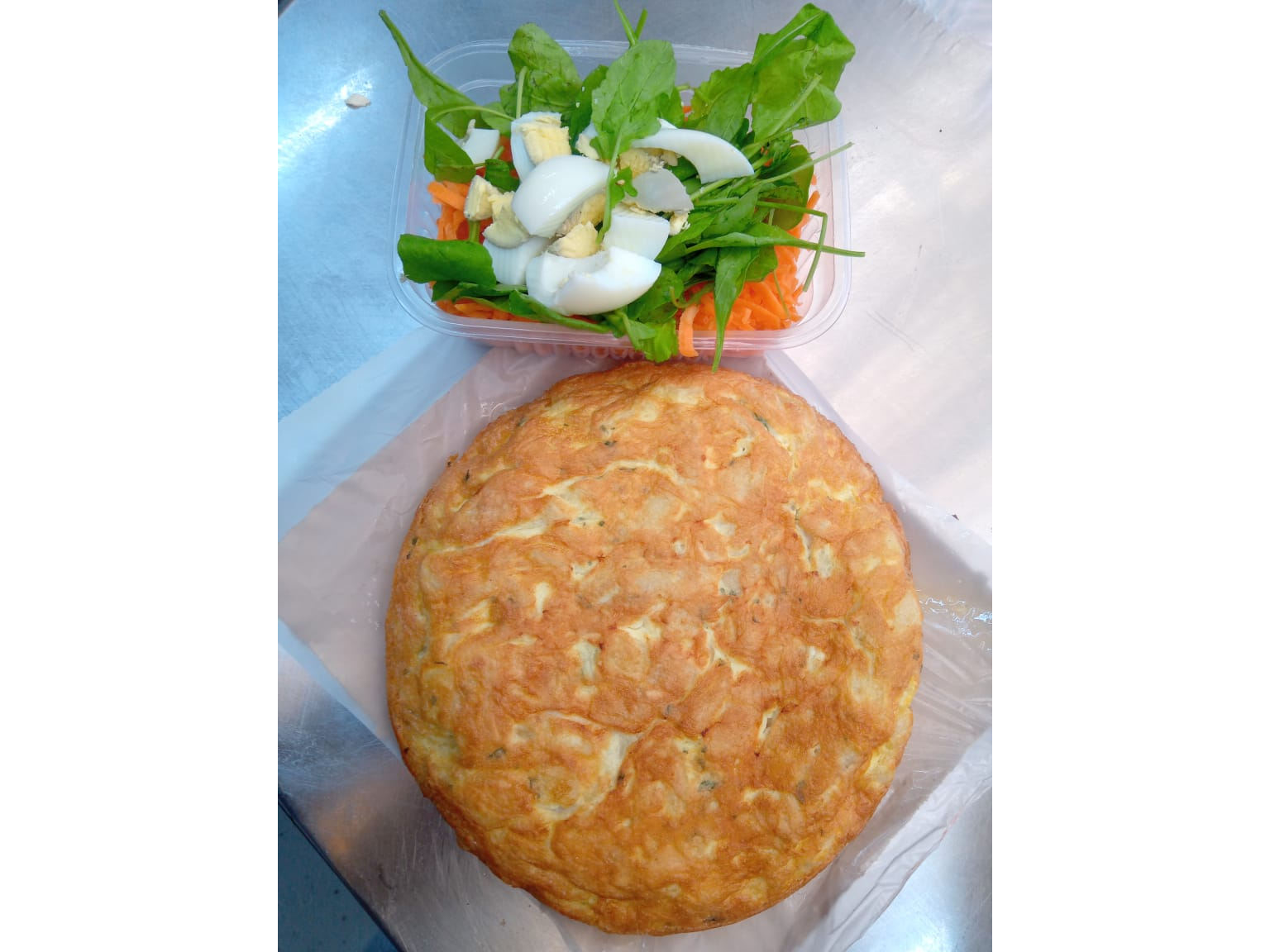 Tortilla de Papa + Guarnición