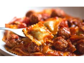 Ravioles Con Estofado de carne