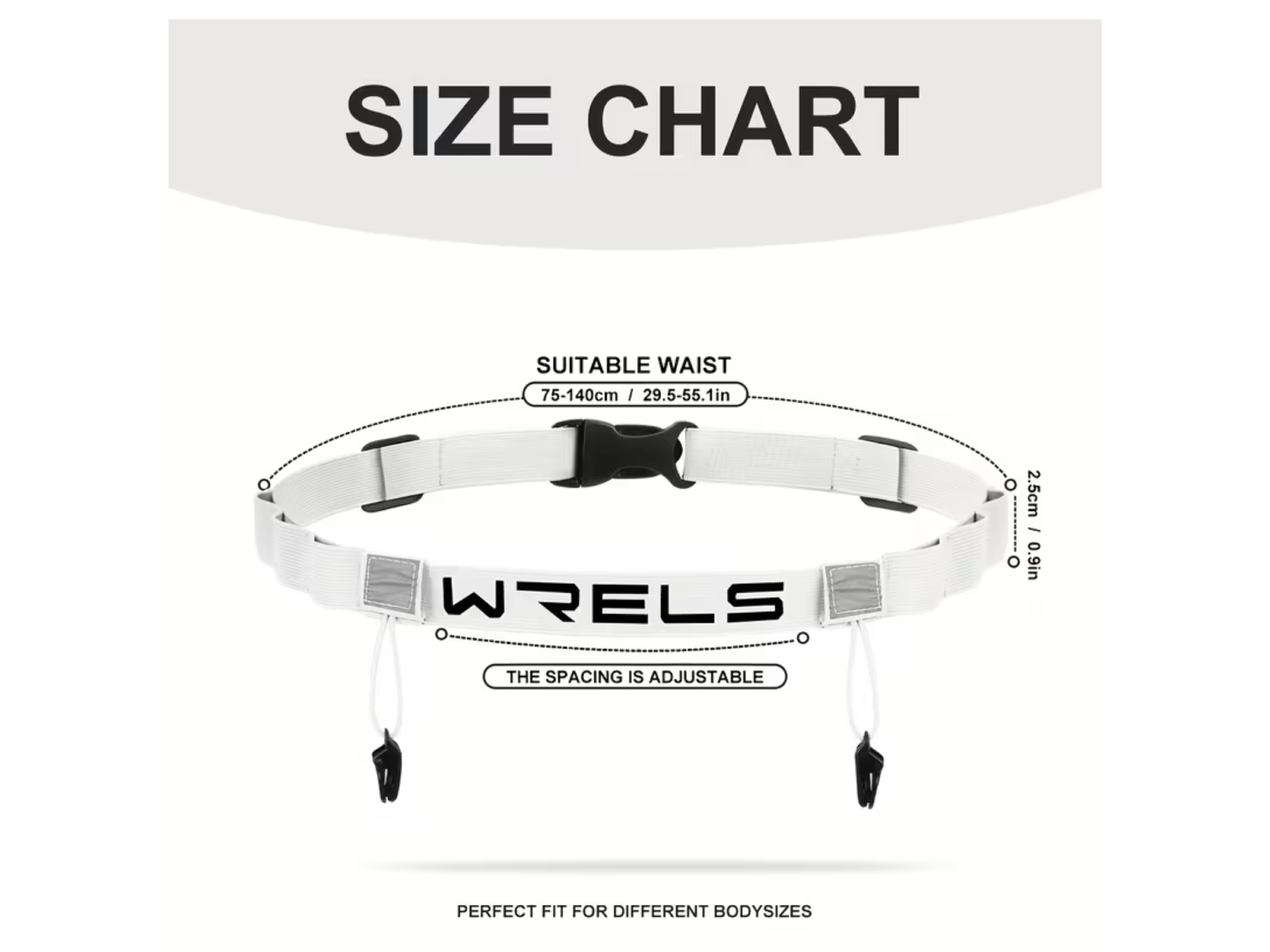 PORTA DORSAL WRELS BLANCO