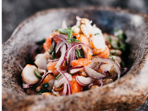 Ceviche Teppan de Teppanyaki Villa Allende
