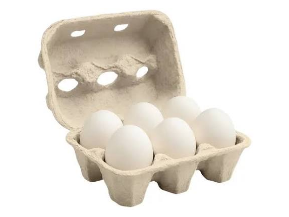 6 Huevos Blancos de Mas Conti Frutas y Verduras